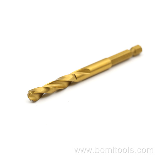 HSS Metal Titanium Coating Hex Shank Drill Bit